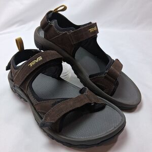 Teva Katavi 2 Men's Brown Suede Hiking Sandals Size 11 Outdoor Adventures